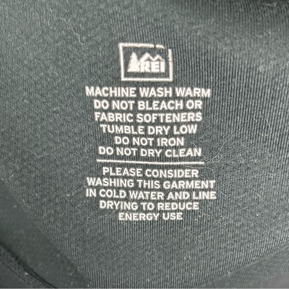 REI Quarter Zip Hooded Athletic Pullover Size Medium - Picture 6 of 7